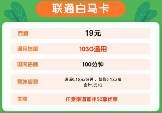 适合山东省用的山东联通流量卡28元120G省内可用|超划算联通19元103G、29元203G联通卡