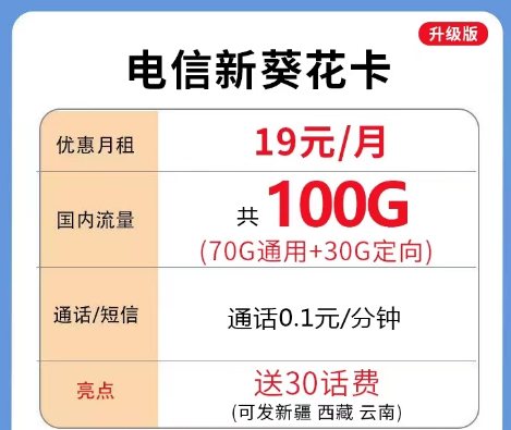 合约内套餐变更有什么条件？电信升级版套餐推荐|新葵花卡、新版广秀卡、荣辉卡|超多优惠超大流量