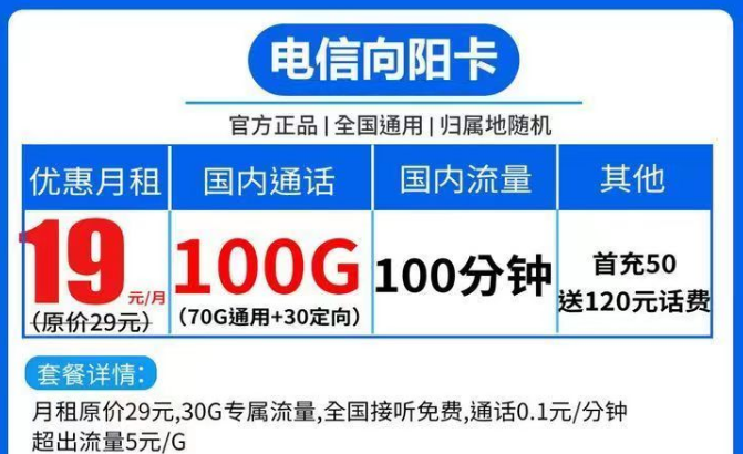 流量卡激活时为什么会出现审核失败的情况？电信19元向阳卡100G全国流量+100分钟语音