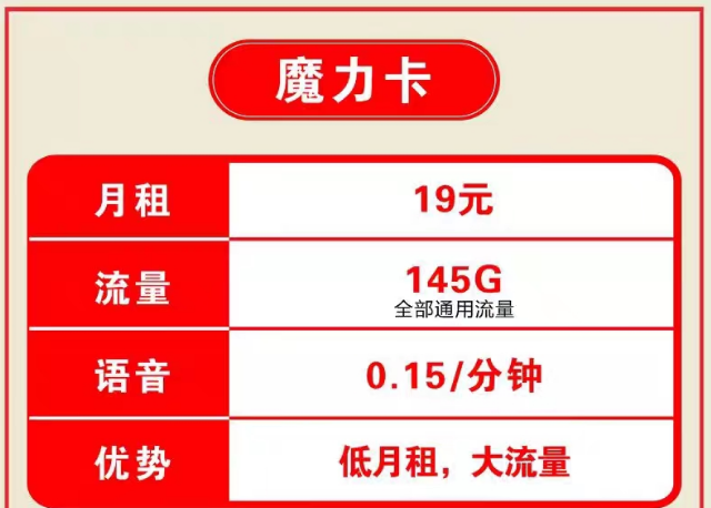 网上优惠的流量卡真实可靠么？当然！19元145G联通魔力卡+19元150G通用铃兰卡