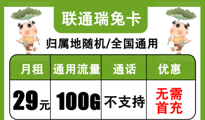 联通纯流量卡免费申请|联通瑞兔卡、金兔卡|流量卡网速不好？