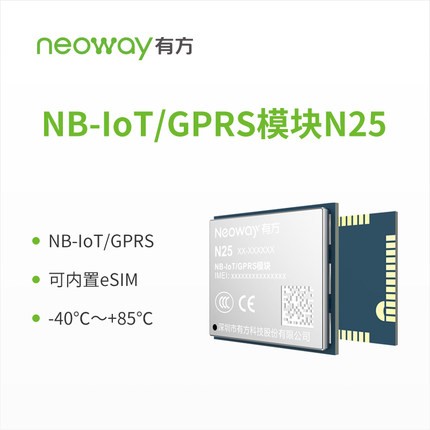 模块Neoway 有方科技 N25 NB-IoT 无线通信模块 物联网模块模组